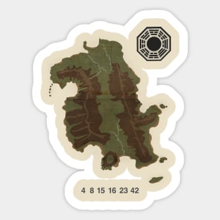 Lost Island Sticker